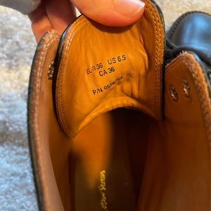 & Other stories leather combat boots